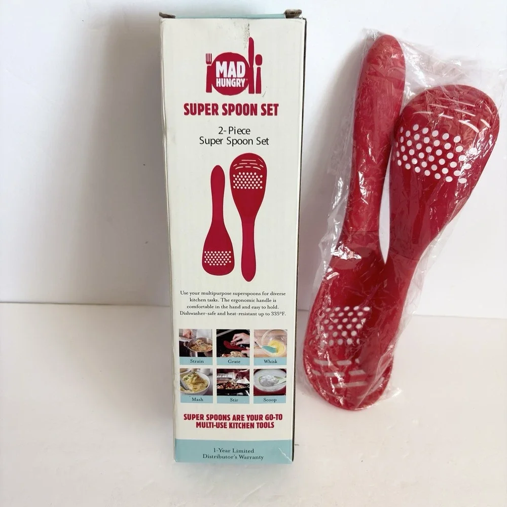 Mad Hungry Super Spoon‎ Set Of 2 Utensils 9